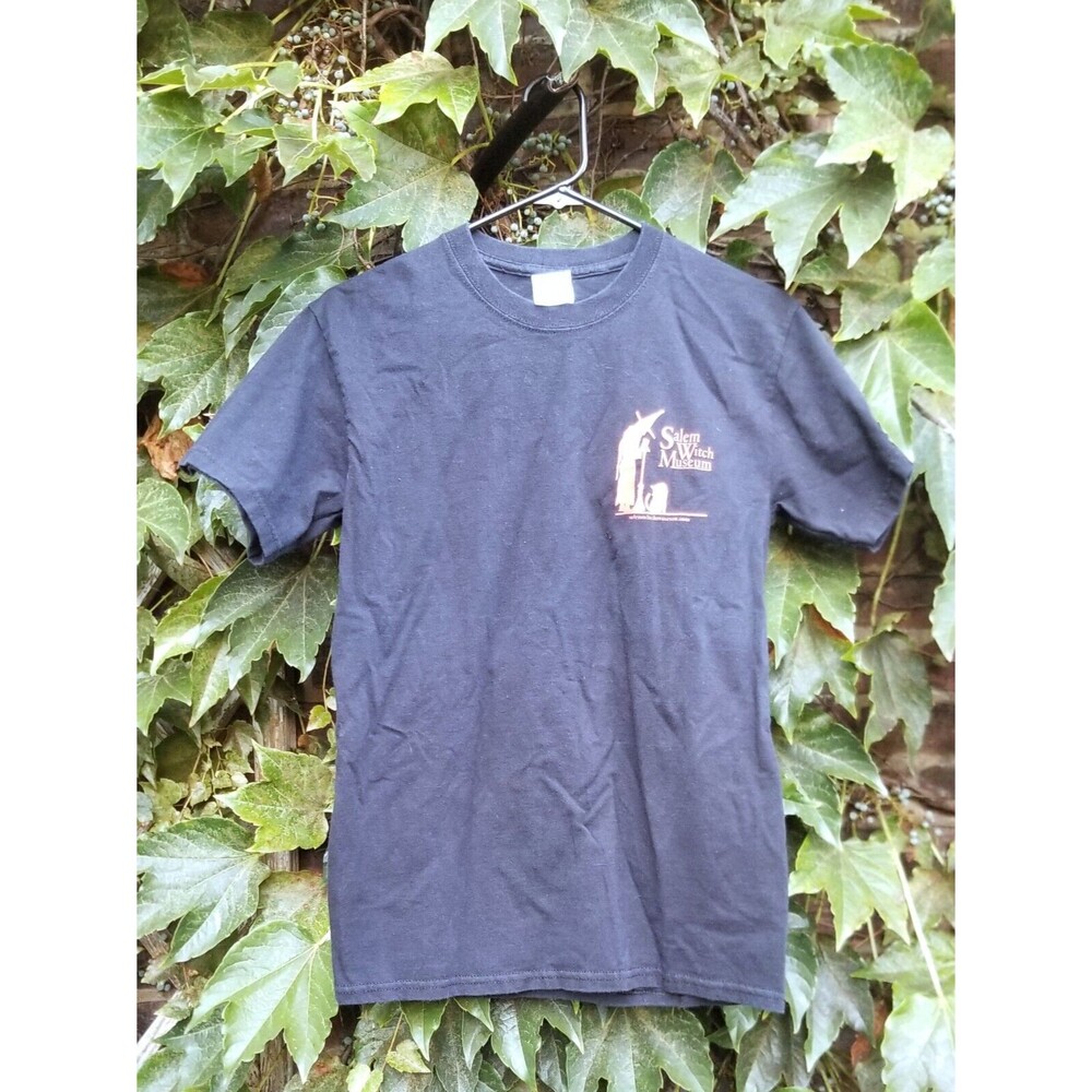 Salem Witch Museum Mens Black T-Shirt Size Small